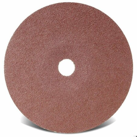 CGW ABRASIVES Standard Coated Abrasive Disc, 9 in Dia, 7/8 in Center Hole, 80 Grit, Fine Grade, Aluminum Oxide Abr 48046